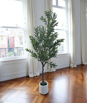 ARTIFICIAL OLIVE TREE INCLUDED POT MEASURING 180CM