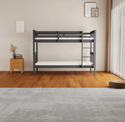 BATNA WOODEN BUNK BED 1+1 GREY MEASURING 90X190CM WITHOUT MATRESS.