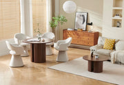 VICTORIA WALNUT EFFECT TABLE MEASURING 110CM