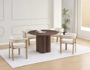 ALIA CHAIR WITH OAK EFFECT LEGS AND BEIGE VELVET SEAT.MEASURING 53X52X72CM