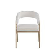 ALICIA CHAIR WITH OAK-EFFECT LEGS AND BEIGE VELVET SEAT.MEASURING 58X5282.5CM