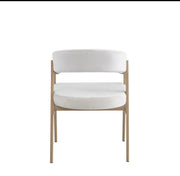 ALICIA CHAIR WITH OAK-EFFECT LEGS AND BEIGE VELVET SEAT.MEASURING 58X5282.5CM