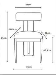 TIFFANY CHAIR WITH WHITE WOOD EFFECT LEGS AND BEIGE VELVET SEAT.
