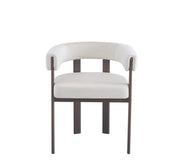 VAIANA CHAIR WITH WALNUT EFFECT LEGS AND BEIGE VELVET SEAT.