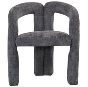 A SIERRA CHAIRS WITH CREMONA ANTHRACITE FABRIC.